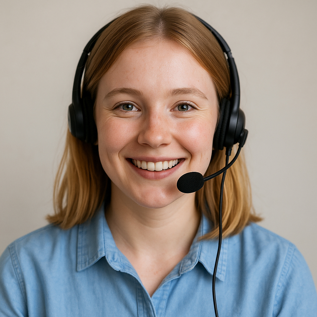 Parent speaking with an AI enrollment assistant