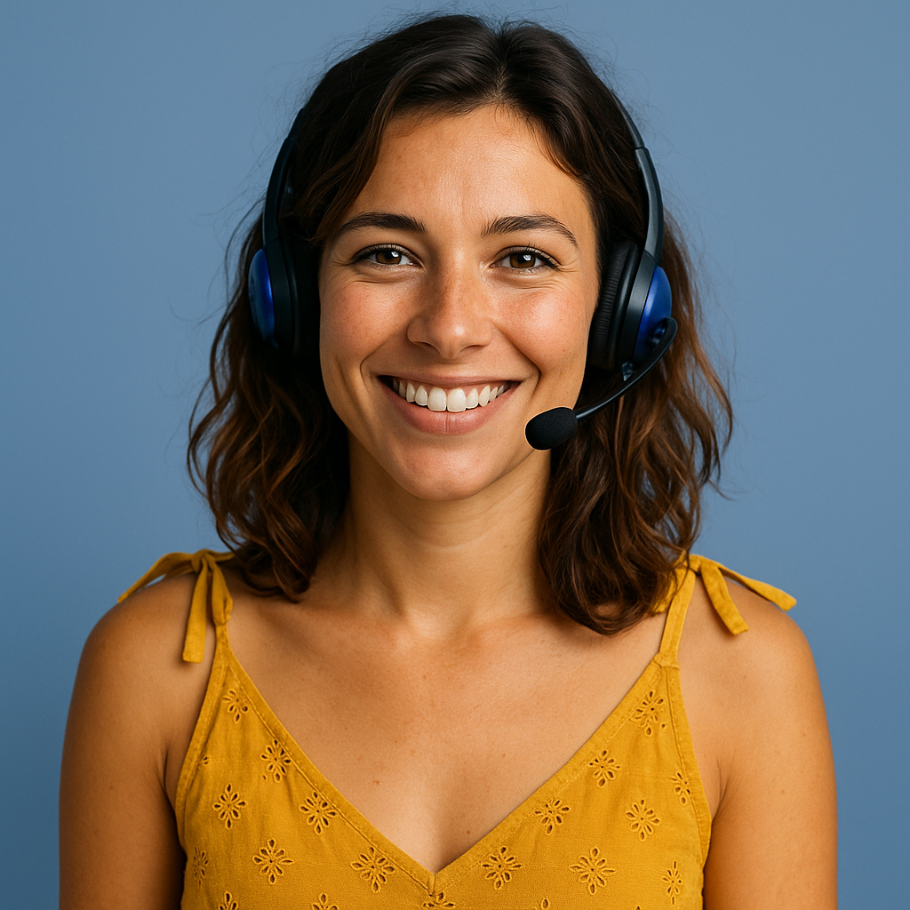 Couple planning a destination wedding with AI assistant